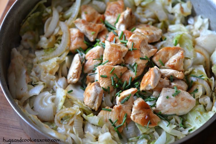 chicken and cabbage