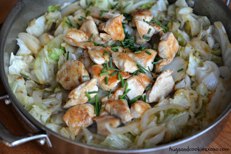 chicken cabbage skillet