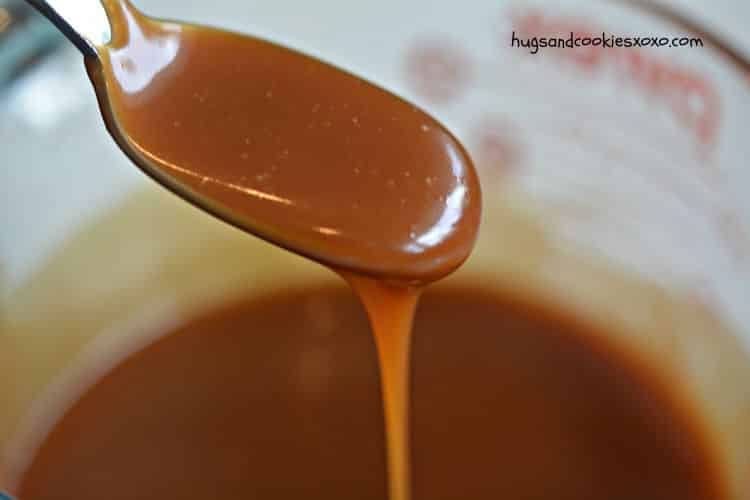 homemade caramel complete