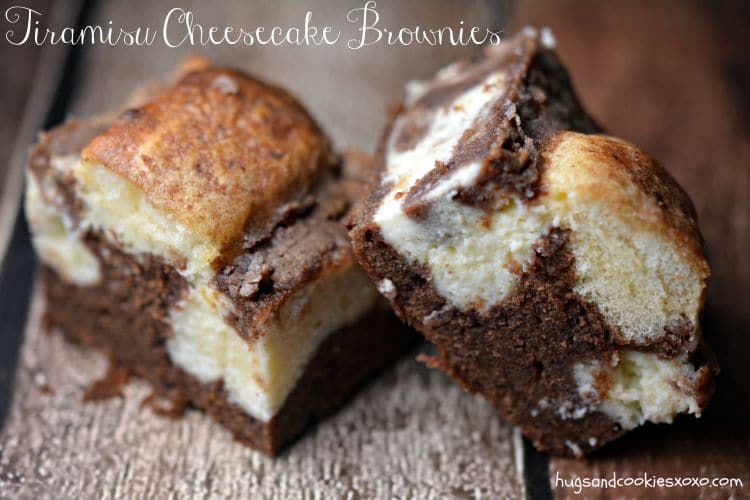 tiramisu cheesecake brownies