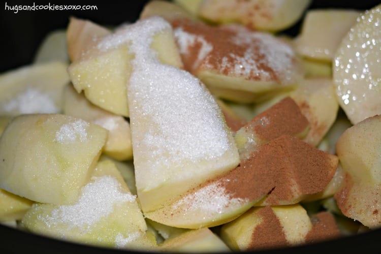 apple sauce crockpot