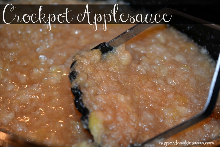 applesauce cooked crockpot
