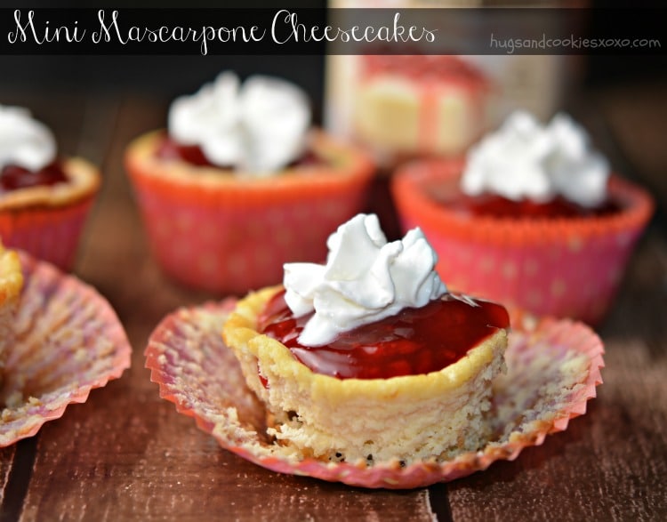 cheesecakes mini strawberries