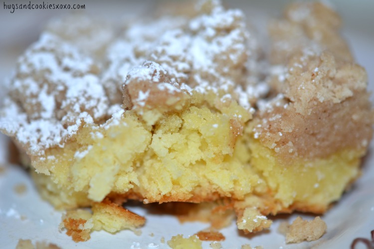 crumb cake piece