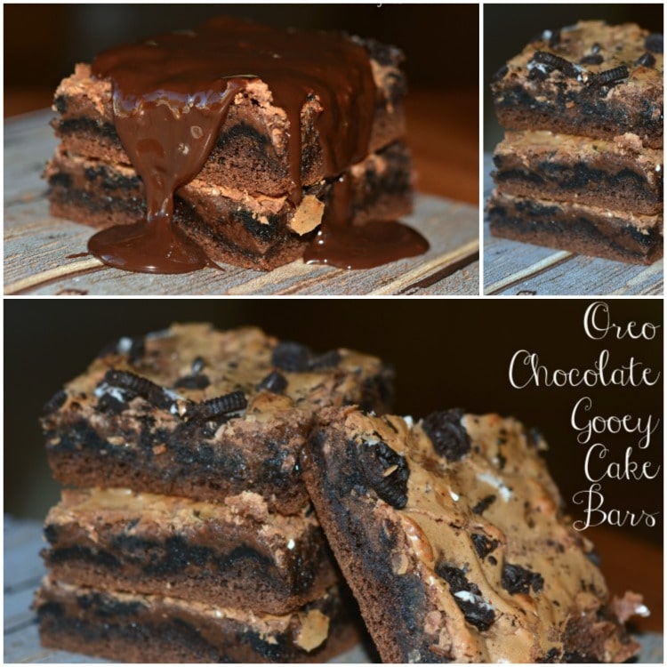 oreo gooey cake bars