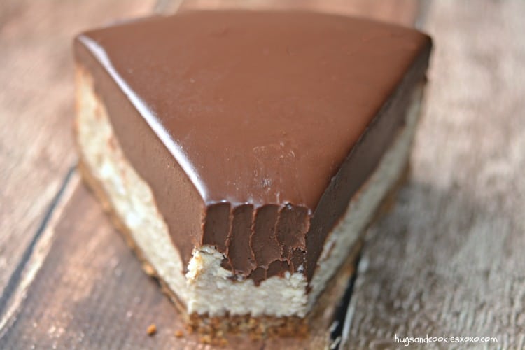 peanut butter chocolate ganache cheesecake