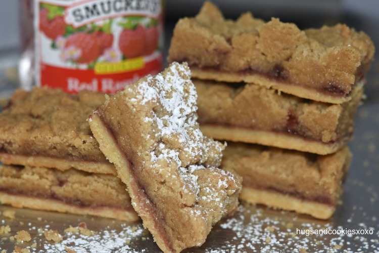 Raspberry Crumb Bars