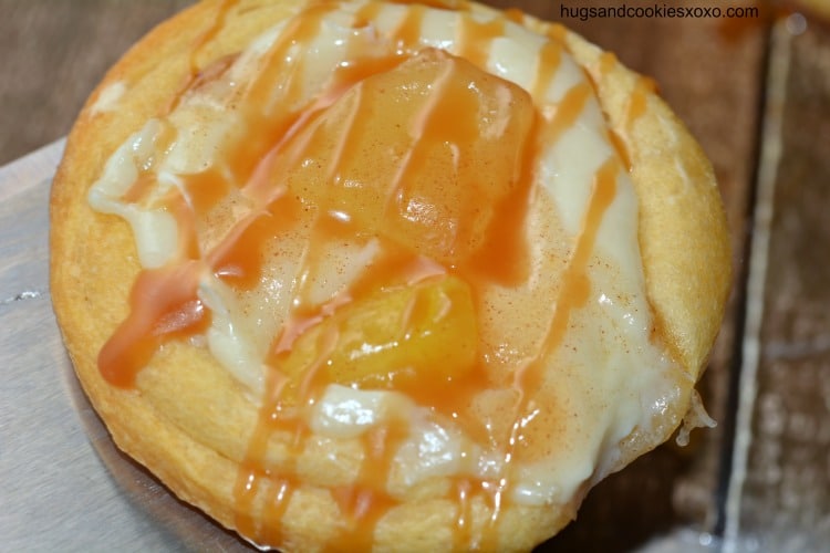 apple cheese caramel danishes