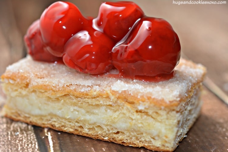 cherry crescent cheesecakes