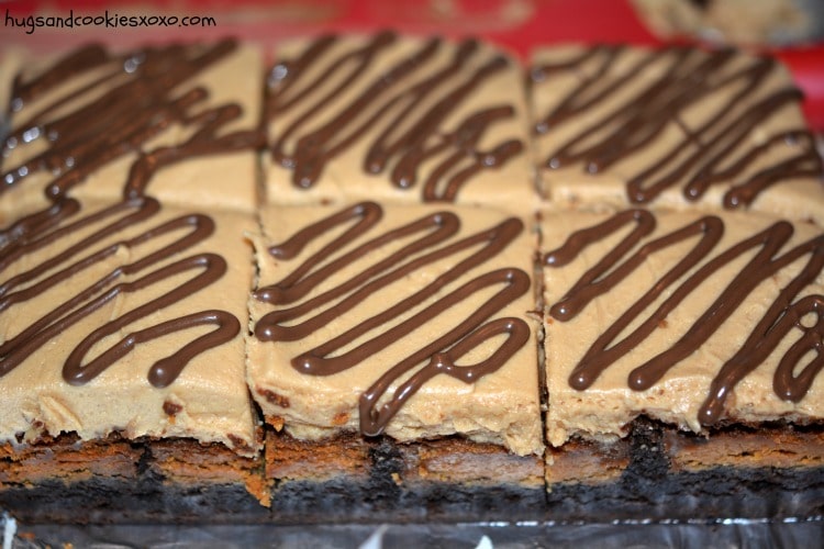 pb brownies tray