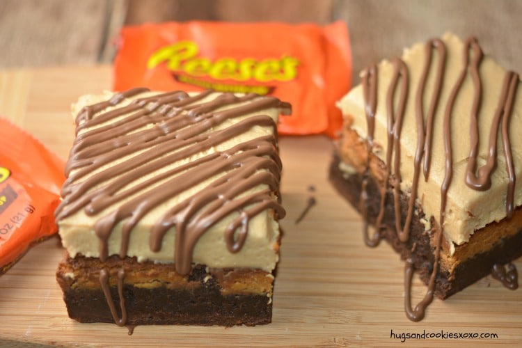 pb frosted brownies