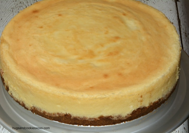 perfect cheesecake baked