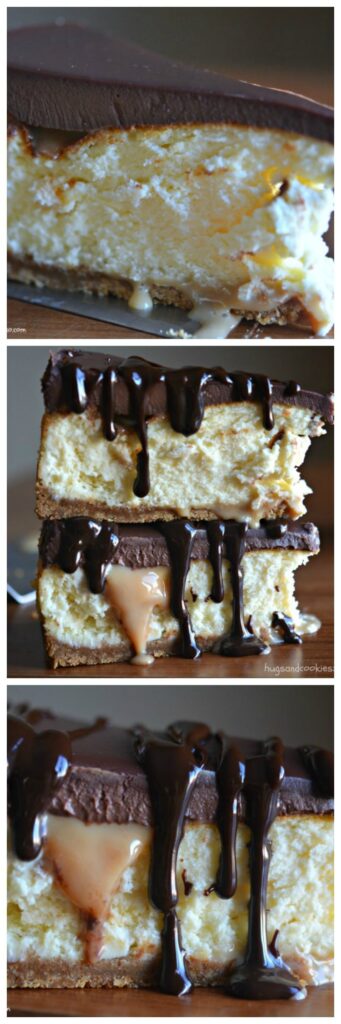 cheesecake caramel slices