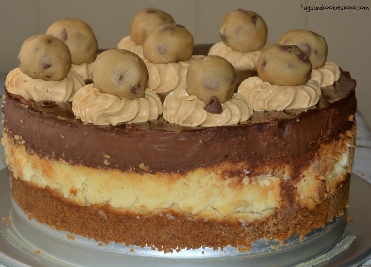 cookie dough ganache cake