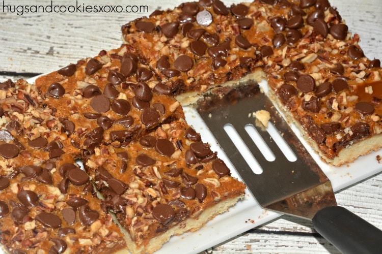 dulce de leche shortbread bars