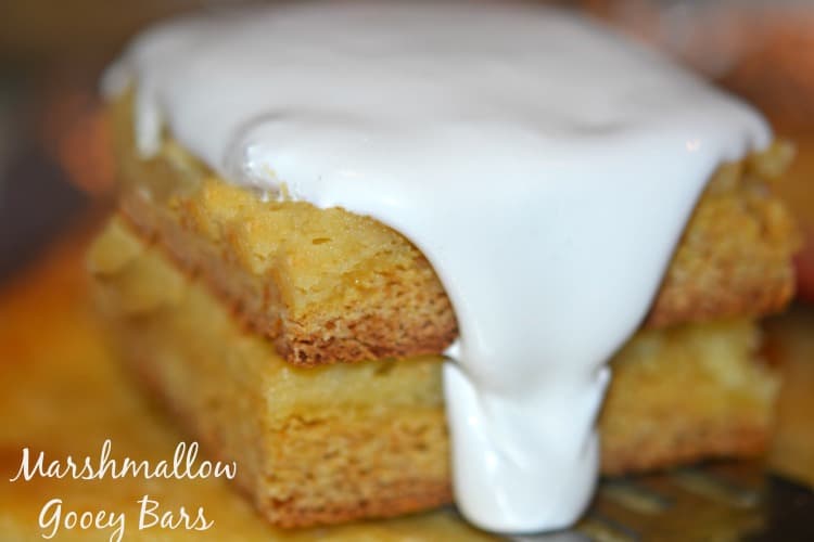 marshmallow gooey cake bars