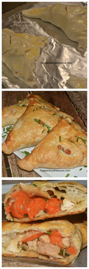 chicken pot pie turnovers