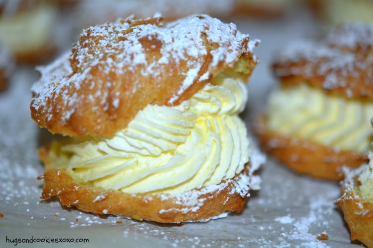 cream puff stuffed