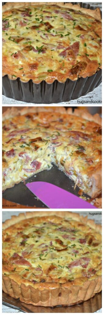 quiche sliced