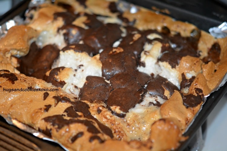 smores brownie bars