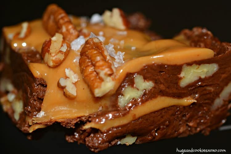 turtle caramel fudge