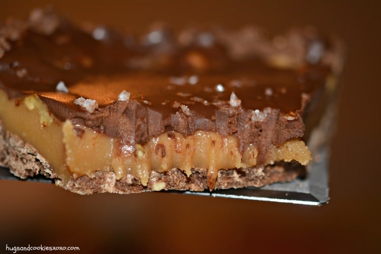 almond crust caramel tart