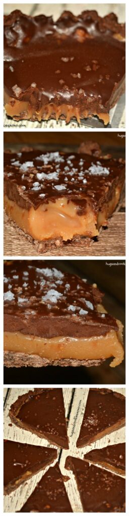 caramel choc tart