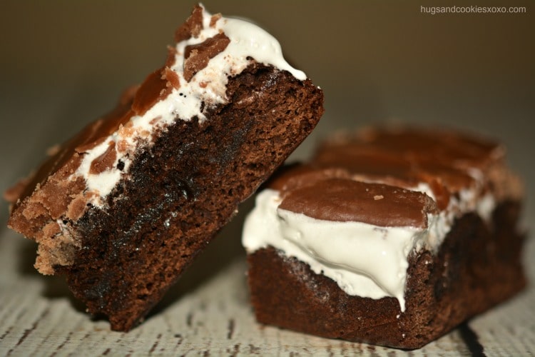 Chocolate Marshmallow Brownies - Hugs and Cookies XOXO