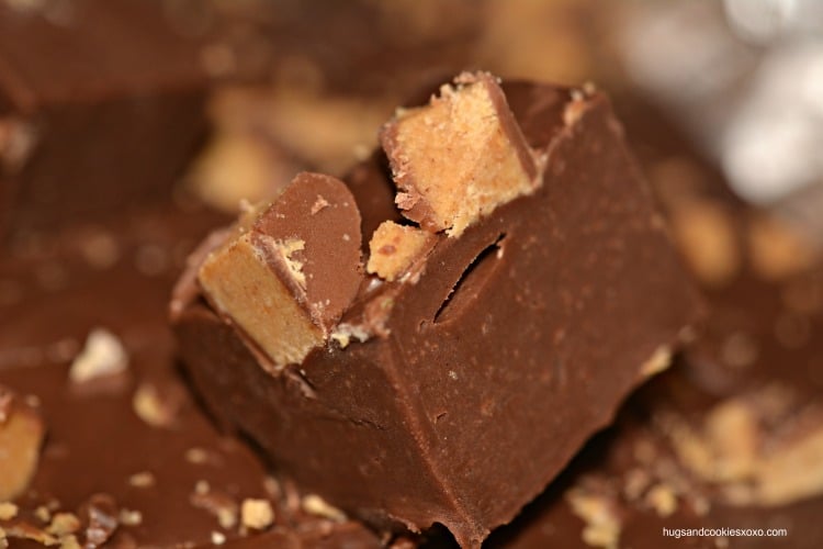 pb cup fudge squares