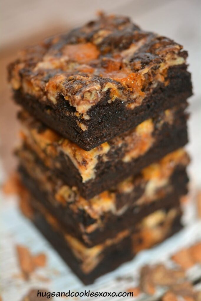 butterfinger cheesecake brownie