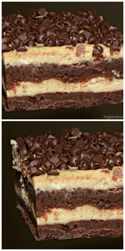 Layered Cheesecake Brownie Bars