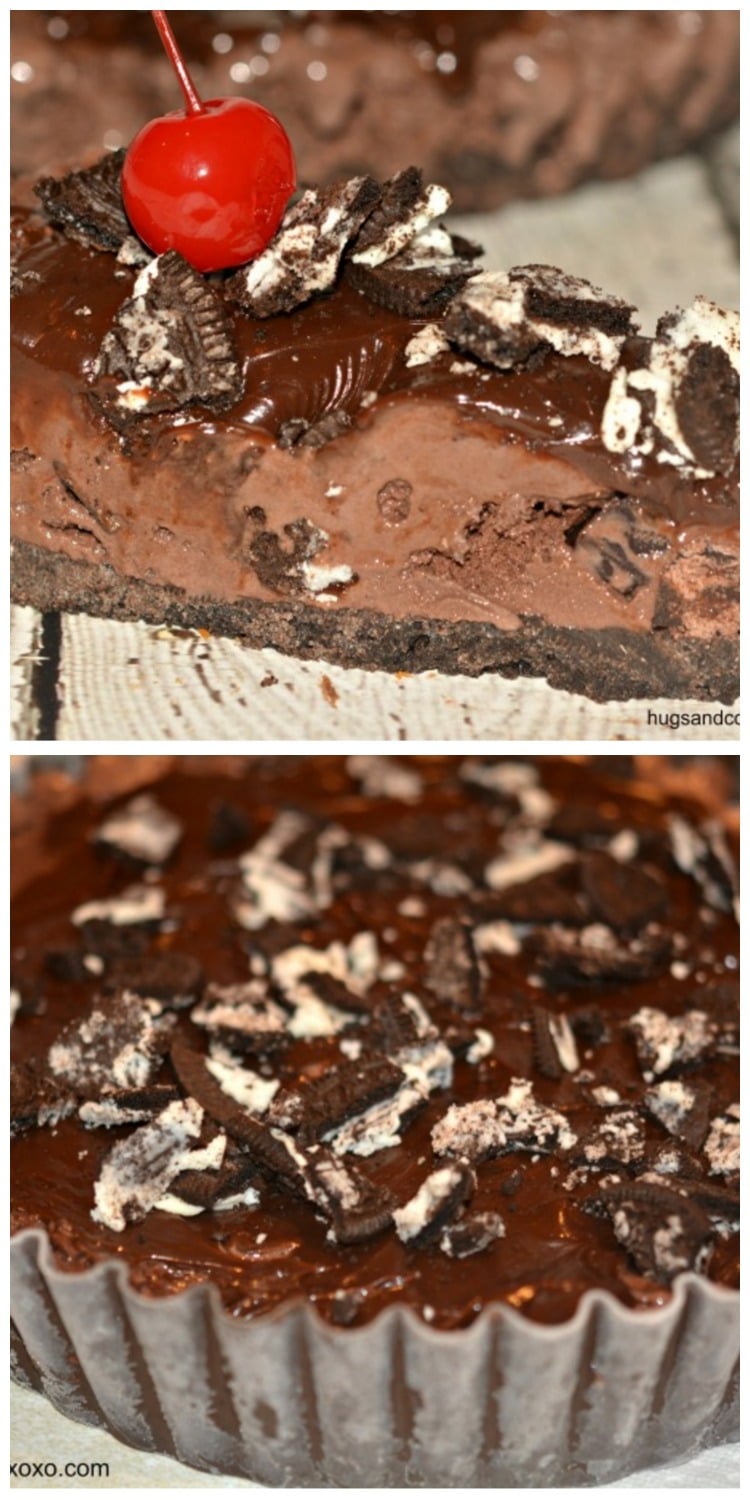 Hot Fudge Oreo Ice Cream Pie - Hugs and Cookies XOXO