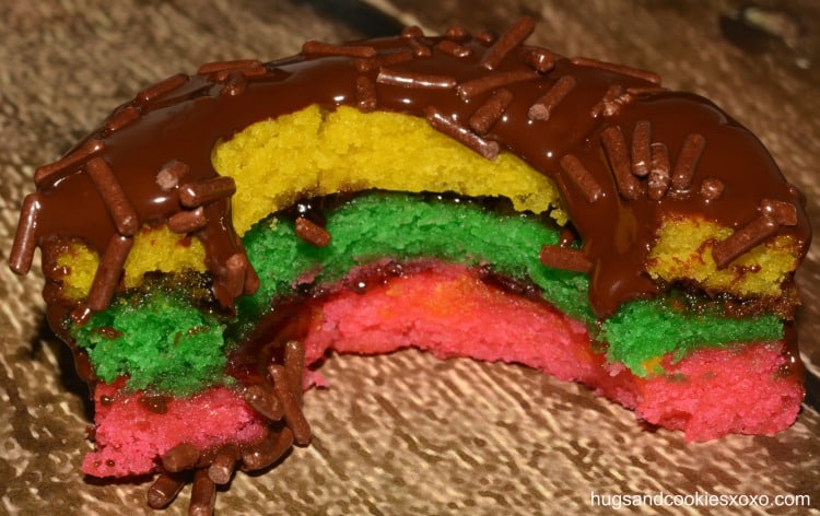 rainbow donut