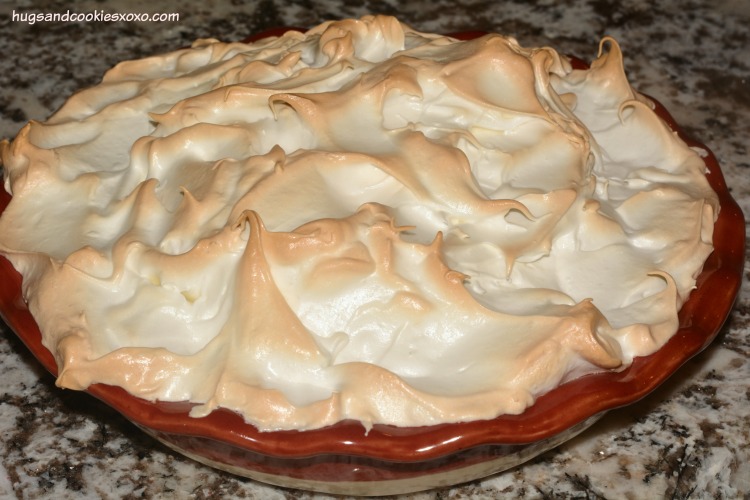 Banana Meringue Pie Hugs And Cookies XOXO   Banana Pie Meringue Baked 