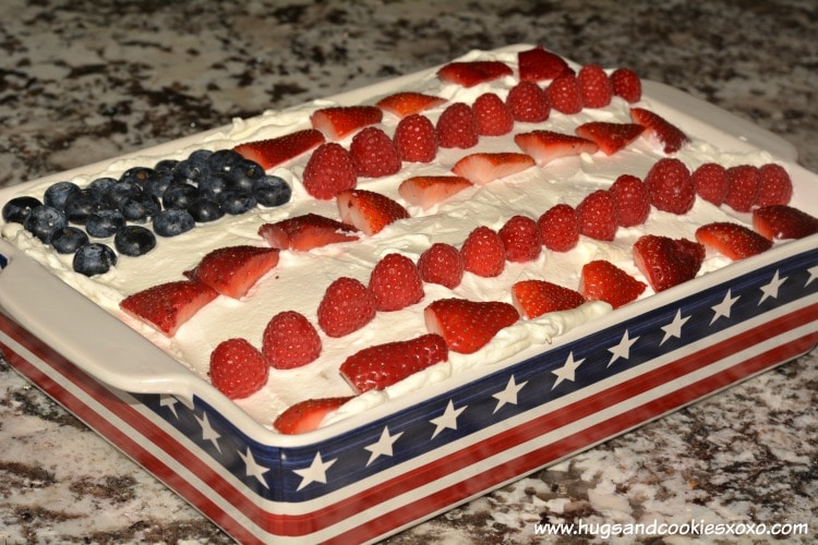 berry trifle layered fourth july