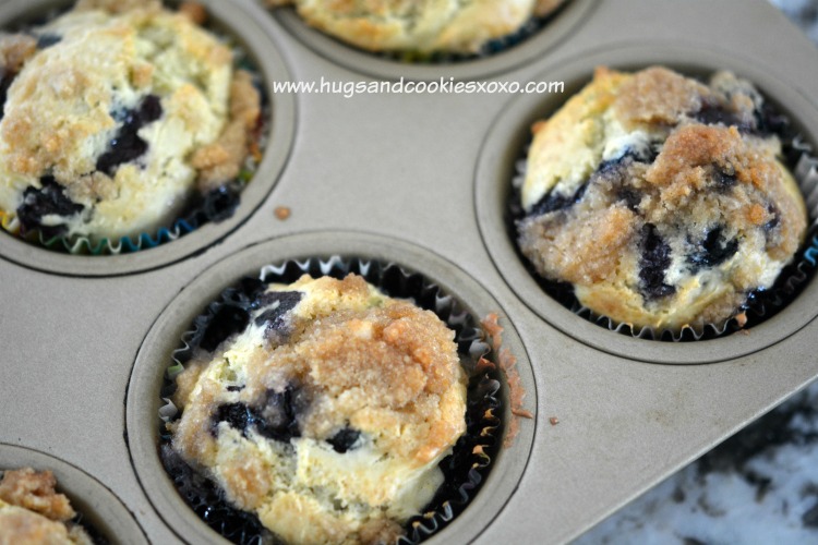 blueberry glazed muffins