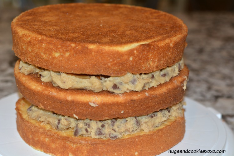 cookie dough triple layer