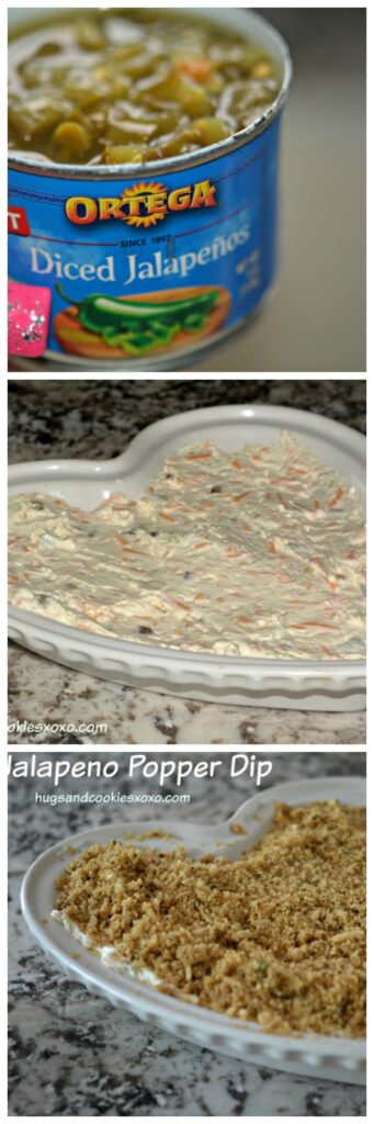 jalapeno popper dip collage