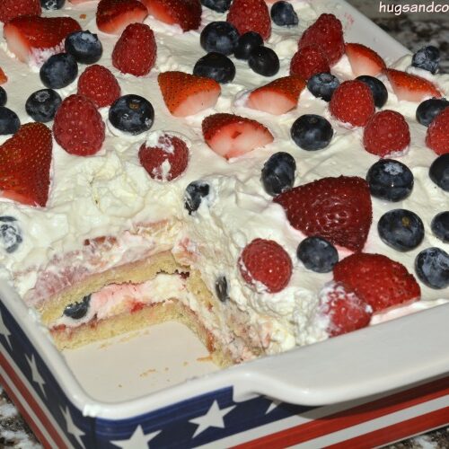 fruit trifle fourth of july