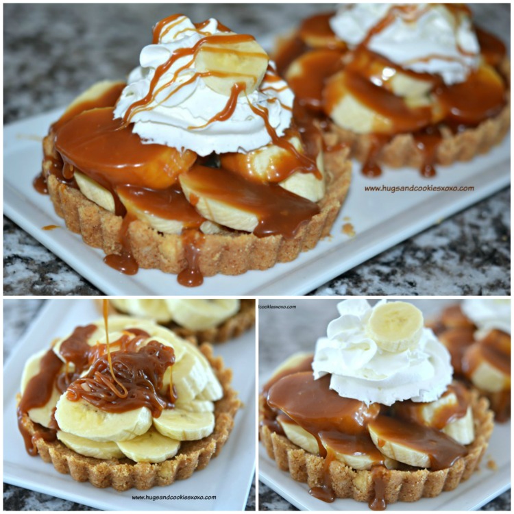 banana caramel tarts