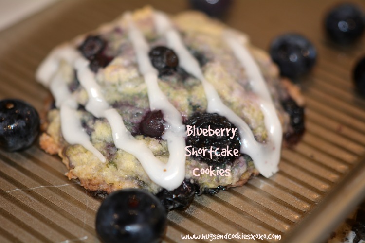 blueberry shortcake cookie
