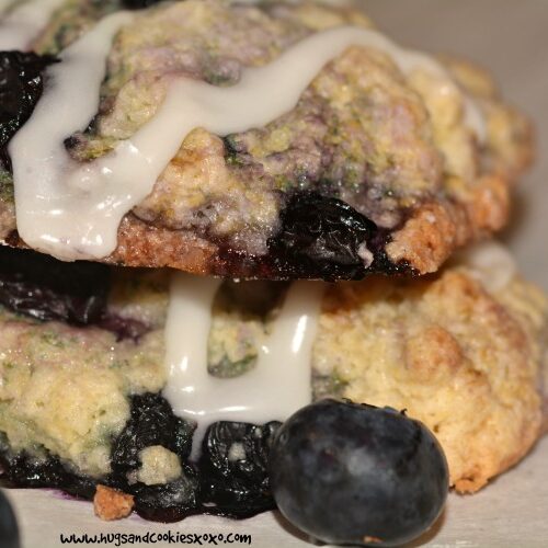 blueberry shortcake scones