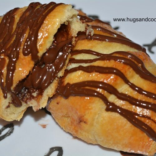 chocolate crescents stuffed chocolate