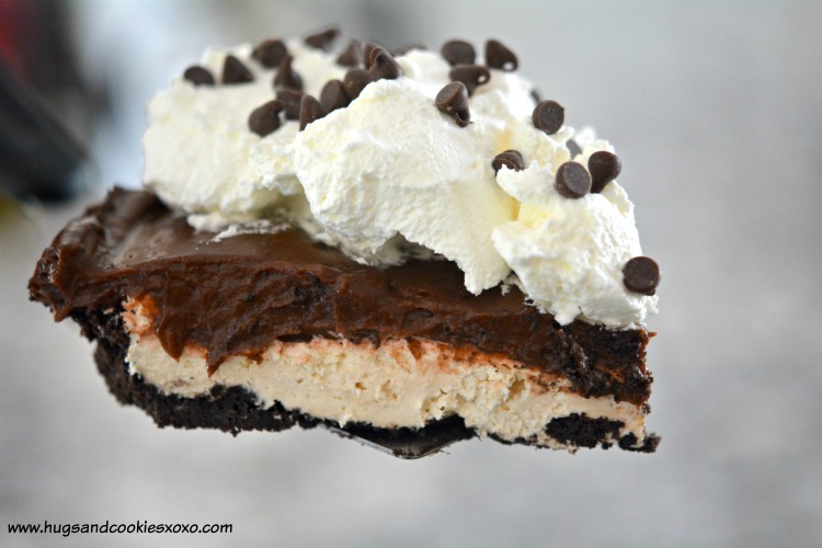 chocolate oudding whipped cream pie