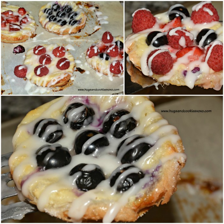 cream cheese fruit pastries