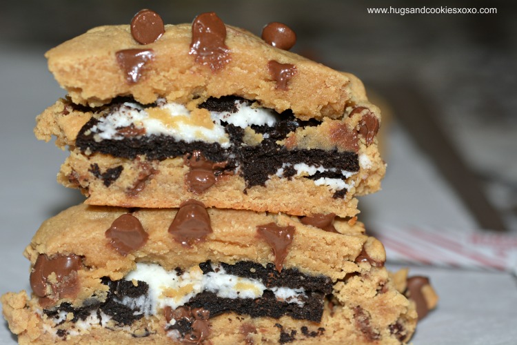 oreo stuffed cookie