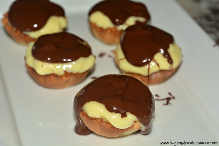 Boston Cream Pie Tarts