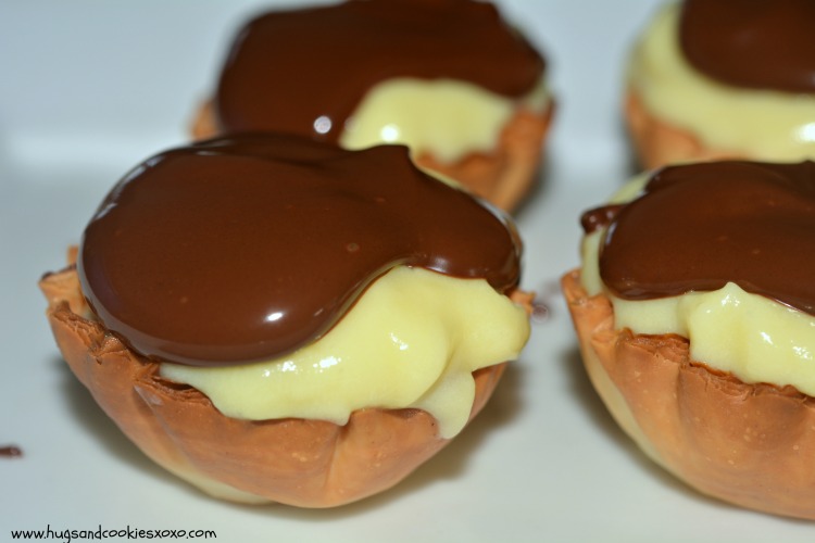 Boston Cream Pie Tarts