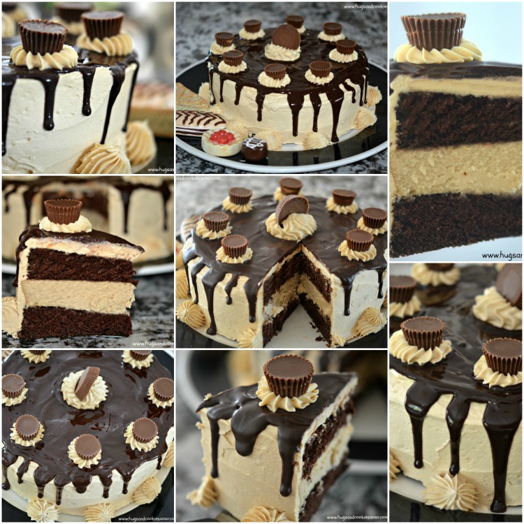 peanut butter cheesecake chocolate cake