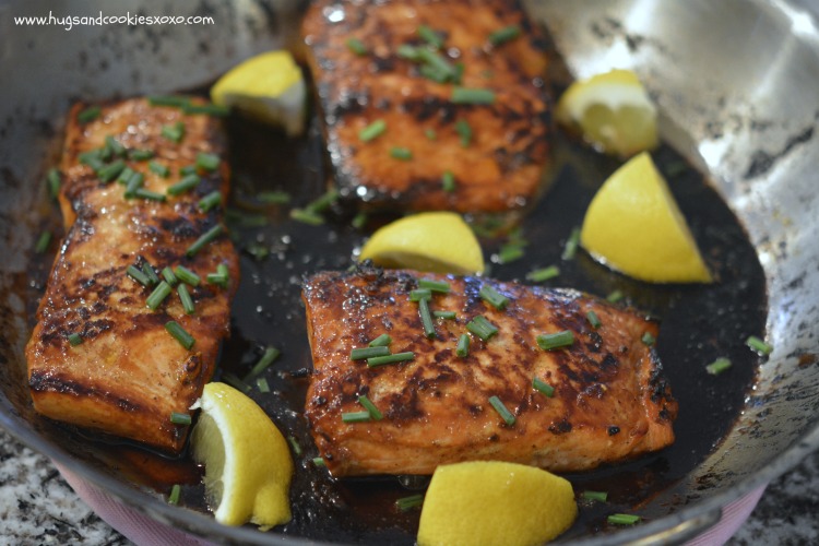 salmon honey browned butter